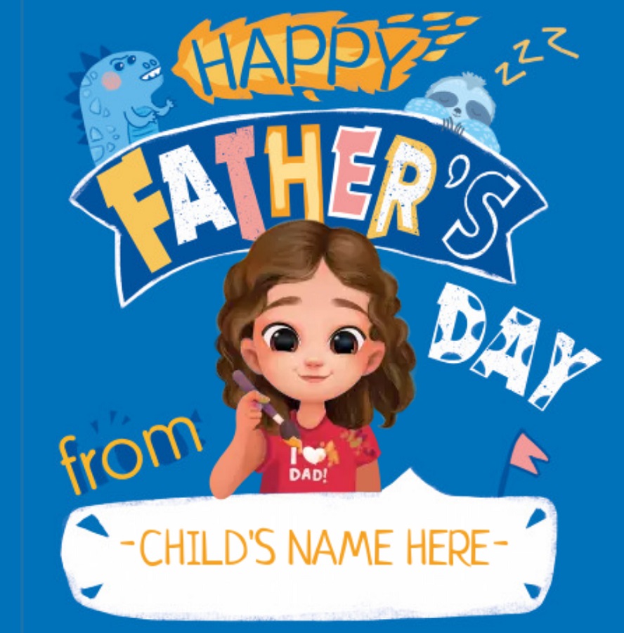 Happy Father's Day from --- - personalized children's book by LionStory