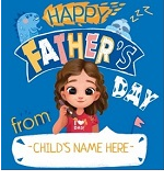 Happy Father's Day from --- - personalized children's book by LionStory